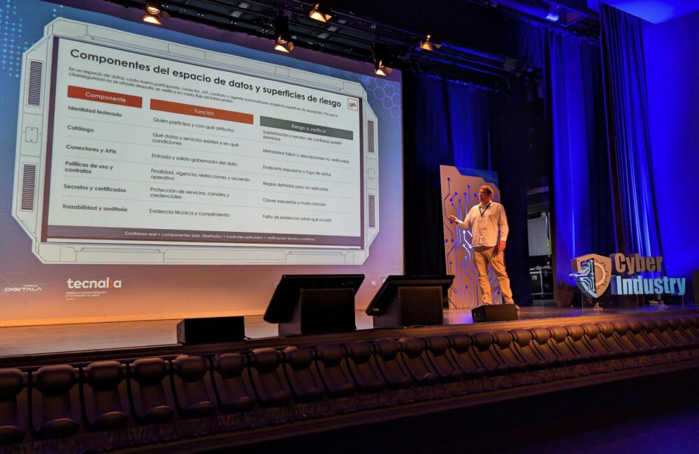 ZAINDATA comparte en CyberIndustry Congress 2026 su experiencia en ciberseguridad aplicada a espacios de datos
